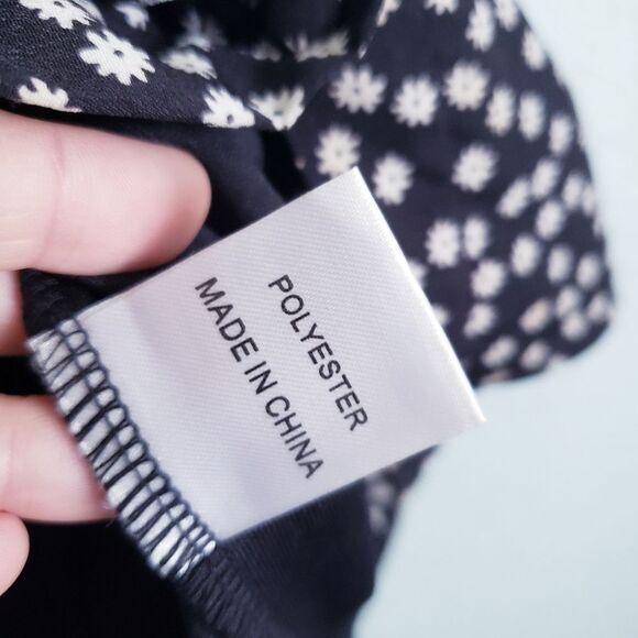 Polly Black Floral Marion Mini Dress - Picture 7 of 9